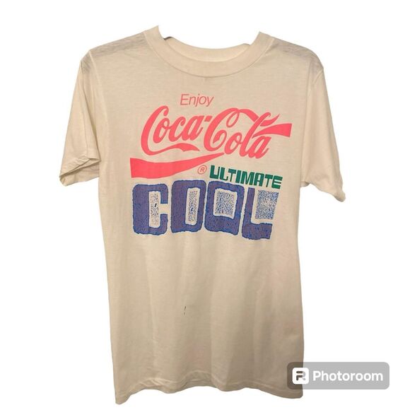 Coca-cola Men's T-shirtRare Coca-Cola Ultimate Cool vintage single-stitch tee - Picture 1 of 8